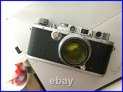 1939 Leica D. R. P. Ernst Leitz Wetzlar 35mm camera body with 5cm 12 lens