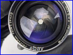 1951 Leitz Summitar 50mm f/2 Collapsible Leica Screw Mount Lens See Desc! CLA