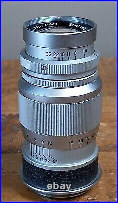 3x Leitz LTM Lenses Summaron 3.5cm f3.5, Elmar 9cm f4 and Hektor 13.5cm f4.5
