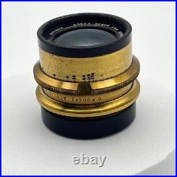 Antique 1894 Camera Lens Goerz Dagor f 6.8 Series III No. 2 Focus 7, Leitz Box