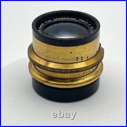 Antique 1894 Camera Lens Goerz Dagor f 6.8 Series III No. 2 Focus 7, Leitz Box