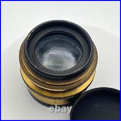 Antique 1894 Camera Lens Goerz Dagor f 6.8 Series III No. 2 Focus 7, Leitz Box