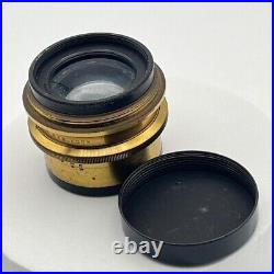 Antique 1894 Camera Lens Goerz Dagor f 6.8 Series III No. 2 Focus 7, Leitz Box