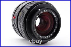 CLA'd MINT? Leica Leitz Summicron R 35mm F/2 3cam Lens For Leica R From JAPAN