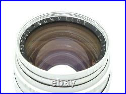 EX+3 Leica Leitz Wetzlar Summilux 50mm f1.4 for Leica M from JP #C190066