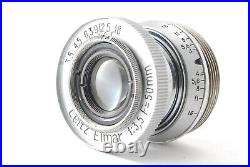 EX+5 Leica Leitz Elmar 50mm F/3.5 Lens For L39 Screw Rangefinder Cameras