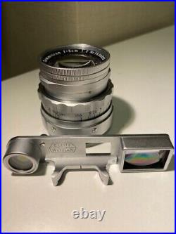 EXC+++? Leitz Leica Summicron M 5cm f/2 Dual Range Lens withGoggles From Japan