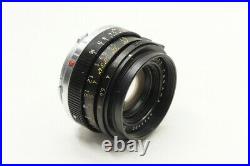 EXCELLENT LEICA SUMMICRON 35mm F2 LEITZ CANADA MF Lens for M Mount #211027q