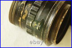 Early Leitz black Summicron 50mm f/2 brass mount for Leica MP black-very Rare