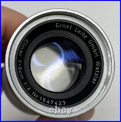 Ernst Leitz GmbH Wetzlar Elmar f=9cm 14 Used Excellent condition Leica Lens