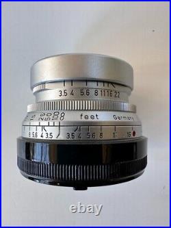 Ernst Leitz (LEICA) 35mm f3.5 Summaron BM lens in Mint Condition with Caps