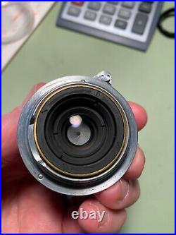Ernst Leitz Wetzlar Leica Summaron f=3.5cm 13.5 withCap & Case SN 1062253