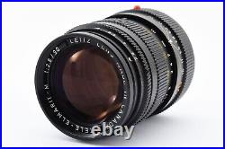 Exc+5 Leica LEITZ TELE ELMARIT M 90mm F2.8 MF Lens M Mount UV filter JAPAN