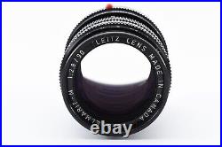 Exc+5 Leica LEITZ TELE ELMARIT M 90mm F2.8 MF Lens M Mount UV filter JAPAN