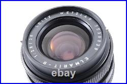 Exc+5 Leica Leitz Elmarit R 28mm f/2.8 Leitz Wetzlar 3 Cam Lens From JAPAN #81
