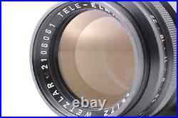 Exc+5 Leica Leitz Wetzlar Tele-Elmar M 135mm F4 Lens E39 Year. 1965 From JAPAN