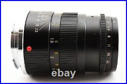 Exc+5 withHood? Leica Leitz M-ROKKOR 90mm F4 Lens Leica M For CL CLE From JAPAN