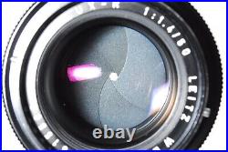 Exc+++++ Leica Leitz Wetzlar Summilux-R 50mm f/1.4 Lens with Hood From JAPAN