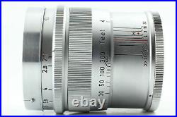Exc+++++ Leitz Canada Hektor 12.5cm f/2.5 Visoflex Type I L39 Mount Lens