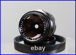 Exc++ Leitz Leica Canada 90mm F2.8 Tele-Elmarit M Fat Ver 1 Black Tele Lens