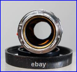 Exc++ Leitz Leica Canada 90mm F2.8 Tele-Elmarit M Fat Ver 1 Black Tele Lens