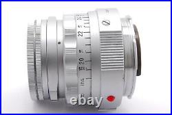 Exc Read Leica Ernst Leitz GmbH Summicron 5cm F2 Rigid Lens M mount From Japan
