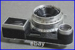 Exc5+ LEITZ WETZLAR SUMMARON 35mm f2.8 with Goggles for Leica M3 Lens from Japan