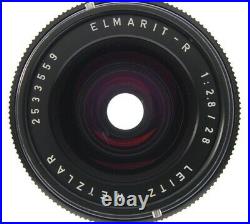 Excellent+5 LEICA LEITZ ELMARIT-R WETZLAR 28mm F/2.8 2cam From Japan