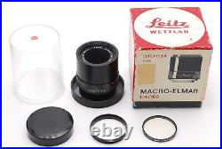 Excellent++++ Leica Leitz Wetzlar Macro Elmar 100mm f/4 Lens for R mount 3 cam