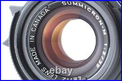 King of Bokeh Top Mint+++ Leica Summicron M 35mm f2 Lens 7 Elements v4 Leitz