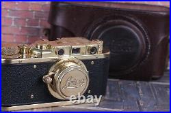 LEICA Kriegsmarine Vintage Camera +Leitz Elmar (3.5/50) Black Zorki Copy