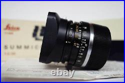 LEICA LEITZ SUMMICRON-M 12/35mm 11309 LATE 6-ELEMENTS VERSION III CANADA BOXED