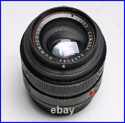 LEICA LEITZ SUMMICRON-R 35MM F/2 3 CAM FAST PRIME WIDE ANGLE LENS No. 2465094