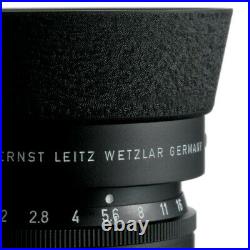LEICA LEITZ SUMMILUX 50mm F1.4 LENS V1 M REPAINTED MATTE BLACK / CLA'd / READ