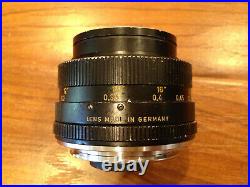 LEICA LEITZ WETZLAR ELMARIT-R 35mm F/2.8 (3 Cam) Lens for R-Mount Only