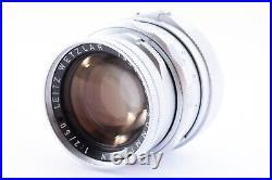 LEICA LEITZ WETZLAR SUMMICRON 50mm F/2 DR For M mount Excellent+++ From Japan