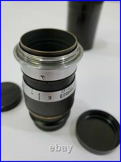 LEICA / Leitz Wetzlar ELMAR f= 9cm 14 90mm Camera Lens No. 636091