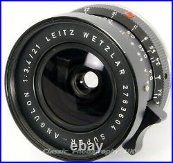 LEICA Super-ANGULON 13.4 / 21mm Ultra-Wide-Angle Lens by LEITZ for Leica M9 M10
