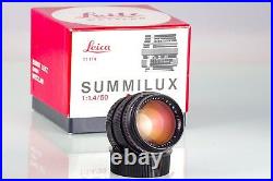 LEITZ 11114 LEICA SUMMILUX M 50 50mm f 1.4 E43 TYPE 2 BOKEH KING EXCELLENT +++