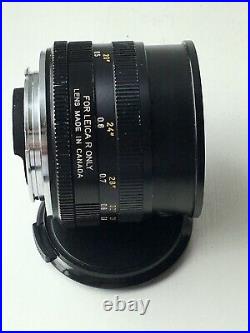 LEITZ CANADA SUMMICRON R 50mm 12 For Leica R Mount