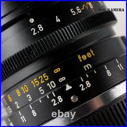 LEITZ Leica Elmarit M 28mm/F2.8 Ver. II Lens Yr. 1975 Canada #092