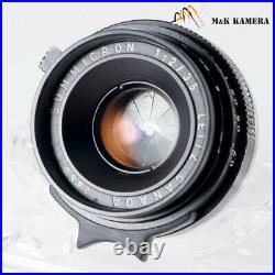 LEITZ Leica Summicron-M 35mm/F2.0 E39 6E/ Elements Lens Yr. 1970 Canada #930