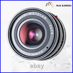 LEITZ Leica Summicron-R 35mm/F2.0 E55 Ver. II V. 2 Black Lens Yr. 1980 #960