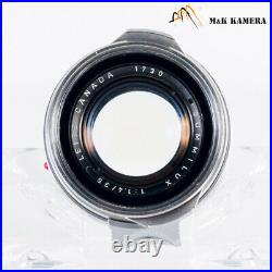 LEITZ Leica Summilux M 35mm/F1.4 Steel Rim Lens Yr. 1960 Canada #827
