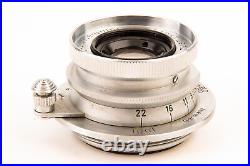 LTM M39 Mount Leica Leitz Summaron 3.5cm 35mm f/3.5 Wide Angle Lens in Case V28