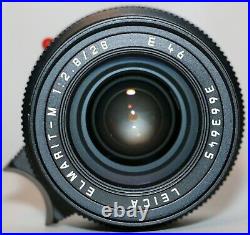 Leica 11809 Leitz Elmarit-M 12.8/28mm v4 E46 6-bit Lens Germany Beautiful