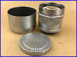Leica 12.5cm f/2.5 Leitz Hektor Lens Midland Canada #1223740 with Shade and Caps