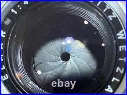 Leica 135mm F/4 Leitz Elmar Vintage M-Mount Lens very Clean Withcaps