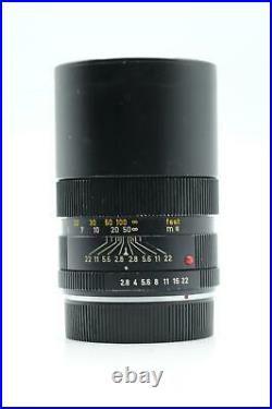 Leica 135mm f2.8 Leitz Wetzlar Elmarit-R 3 CAM Lens (fungus) #571