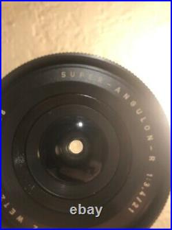 Leica 21mm F3.4 SUPER-ANGULON-R Leitz Lens in Original Box Has Fungus READ